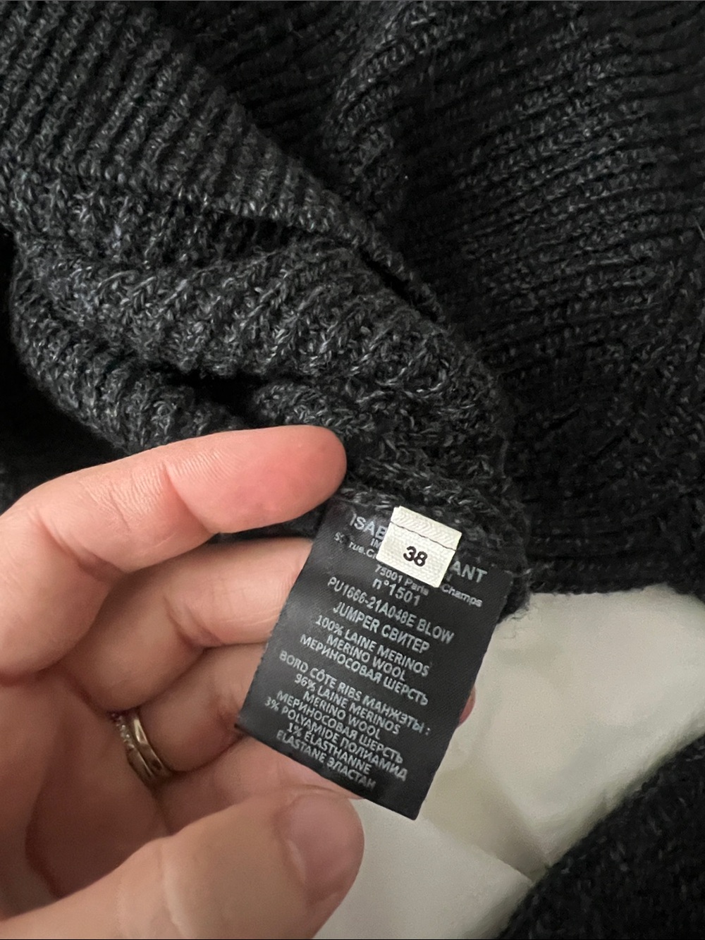Isabel marant etoile “blow” sweater, 100% wool, size 38 - Picture 4 of 7